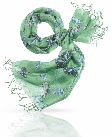 Палантин Женский S-BUTTERFLY/GR.PEACH